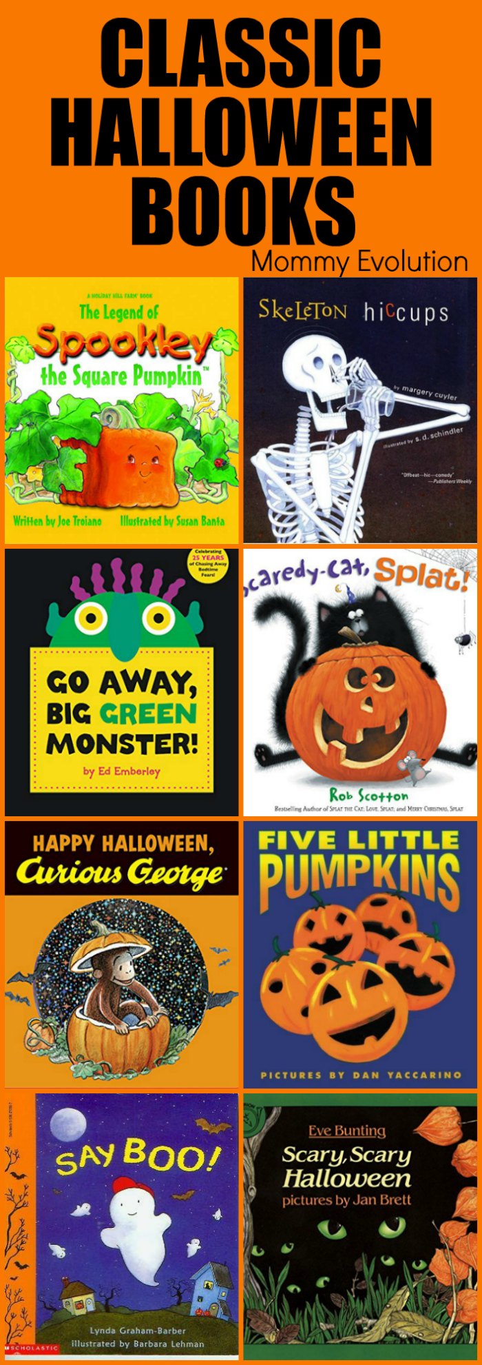 40 Classic Children Halloween Picture Books Mommy Evolution