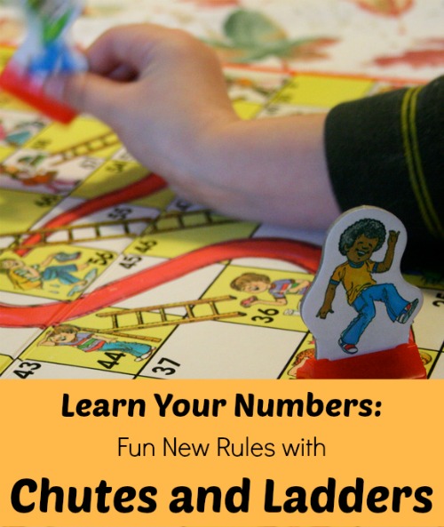 A fun twist on the game! ers with Chutes and Ladders