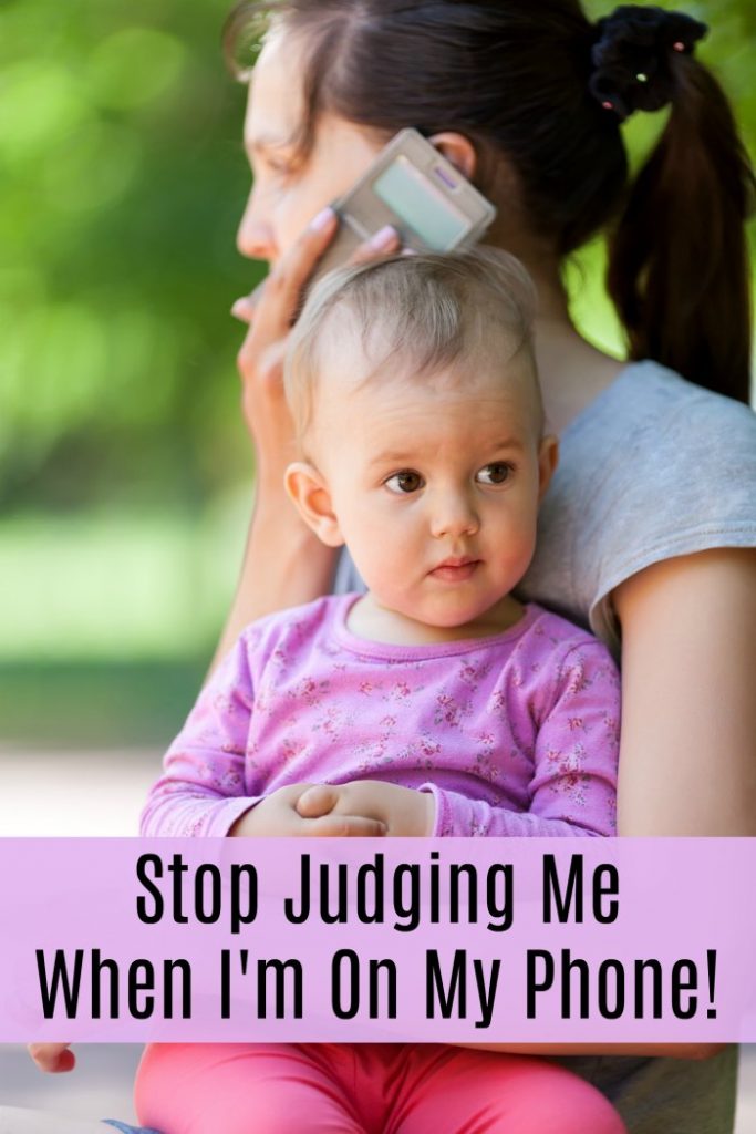My Phone, My Self - One Mom's Plea to Stop Judging Her!