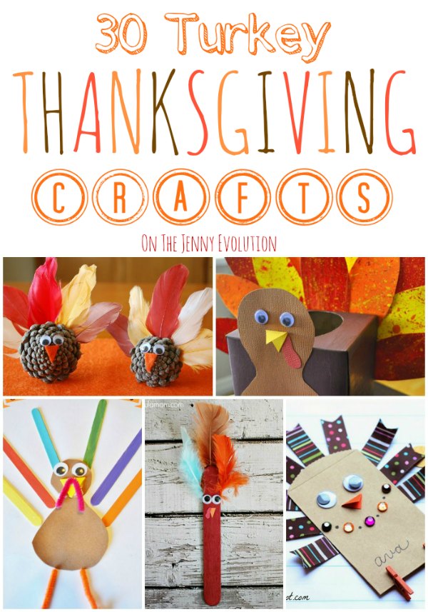 30 Thanksgiving Turkey Crafts for Your Own Busy Gobblers
