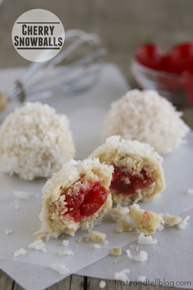 Cherry Snowballs | Chef in Training #recipe #christmas