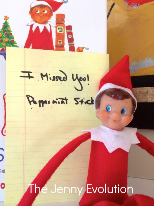 The Elf on the Shelf Returns Back Home; Leaves a Note for the Boys #elfontheshelf