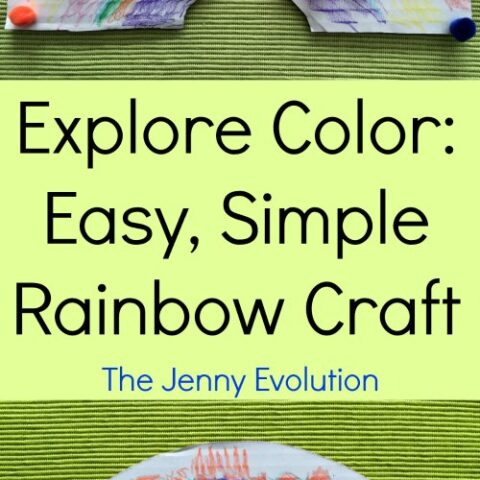 Image for Explore Color: Easy Rainbow Craft with Cardboard Pizza Rounds