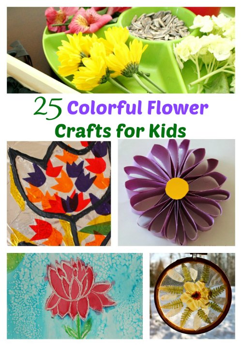 25 Colorful Flower Crafts for Kids