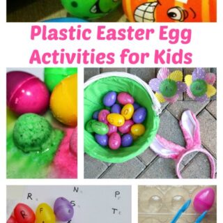 Leftover Easter Eggs? Here are plastic Easter egg activities for kids!