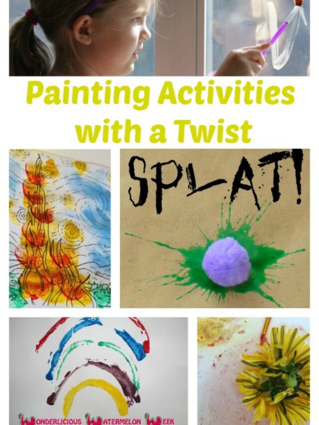 Painting Activities with a Twist