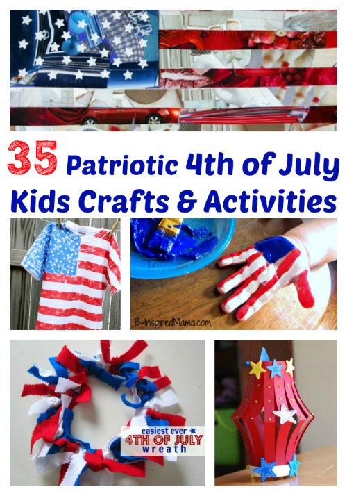 35 Patriotic 4th of July Kids Crafts & Activities
