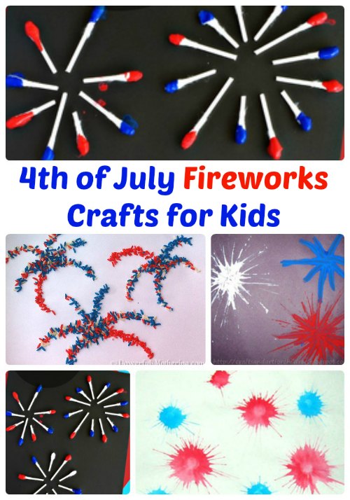 4th of July Fireworks Crafts for Kids | Mommy Evolution