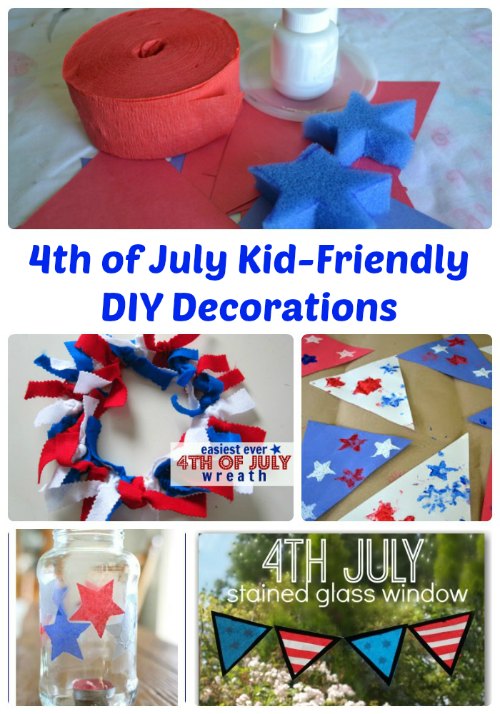 4th of July Kid Friendly DIY Decorations | Mommy Evolution