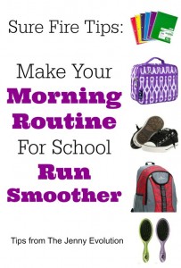 Sure-Fire Tips to Make Your Morning Routine For School Run Smoother | The Jenny Evolution