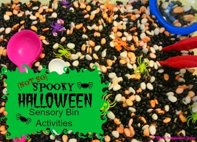 Image for A [Not So] Spooky Halloween Sensory Bin