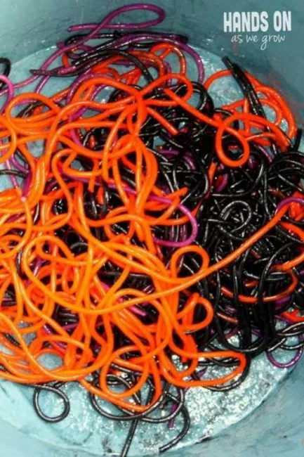 Image for Spaghetti Slime Sensory Activity for Silly Toddler Fun