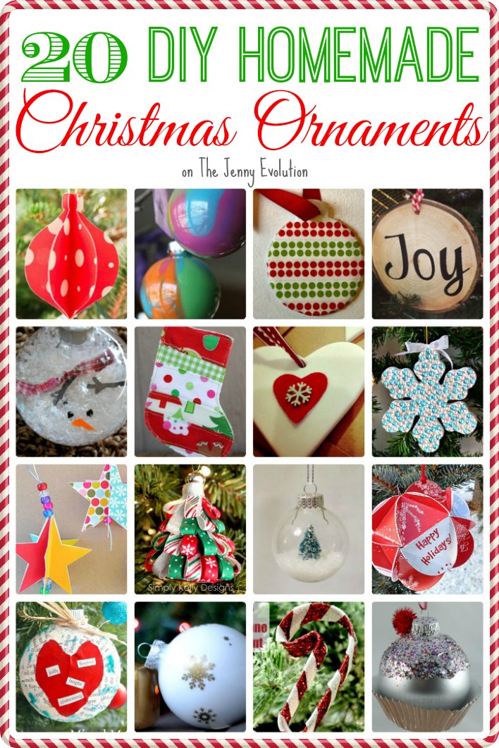 20 Delightful DIY Homemade Christmas Ornaments