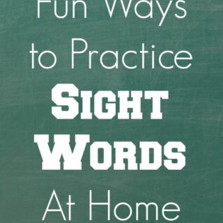20+ Fun Ways to Practice Sight Words at Home | The Jenny Evolution