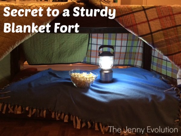 Secret to a Sturdy Blanket Fort | Mommy