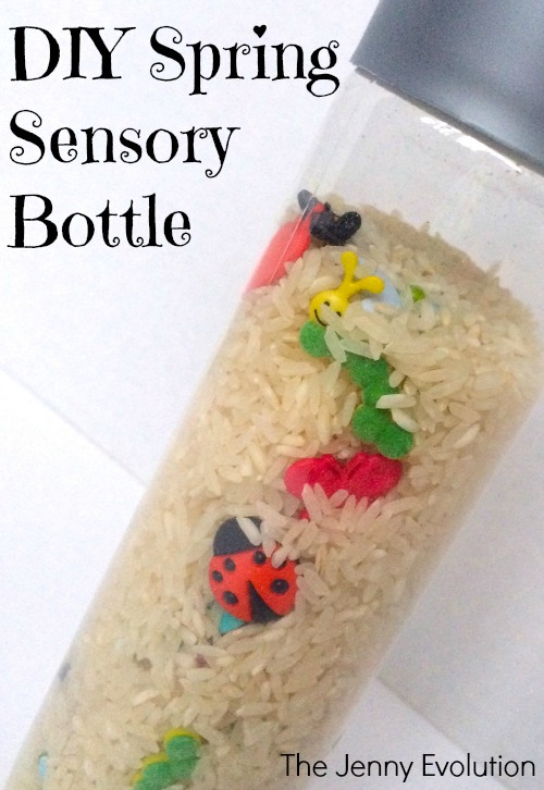 DIY Spring Sensory Bottles