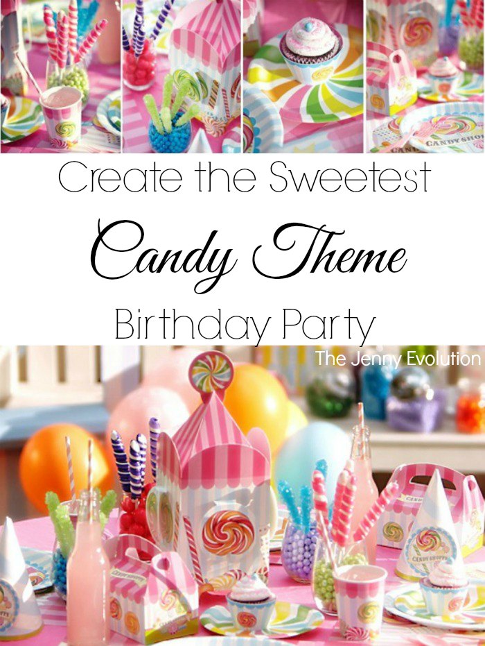 Create the Sweetest Candy Shoppe Theme Birthday Party. Perfect for fans of Willy Wonka, Candy Crush and Candy Land!