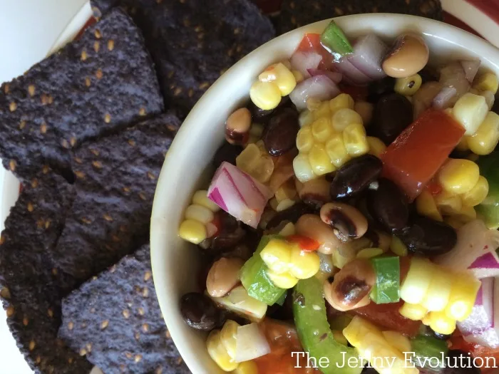 Cowboy Caviar: Spicy Black Bean, Corn and Fresh Tomato Salsa