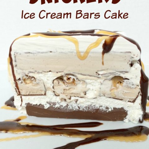 SNICKERS Cake! SNICKERS Ice Cream Bars Cake Recipe