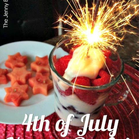 4th of July Food: Yogurt Parfaits