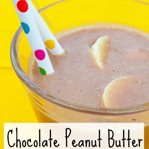 Chocolate Peanut Butter Banana Smoothie Recipe