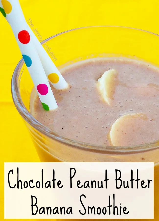 Chocolate Peanut Butter Banana Smoothie Recipe