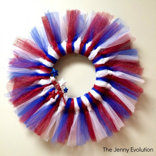 Tulle 4th of July Wreath