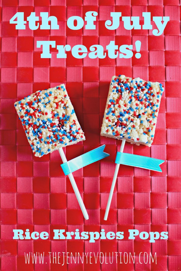 Independence Day Food Fun! Rice Kristpies Treats on a Stick Recipe