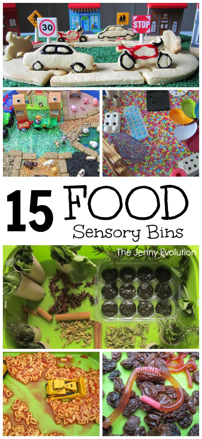 15 Fun Food Sensory Bin Ideas