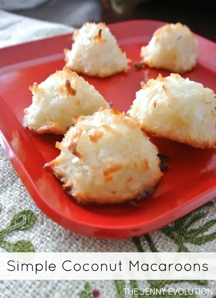 Simple Coconut Macaroon Recipe | The Jenny Evolution