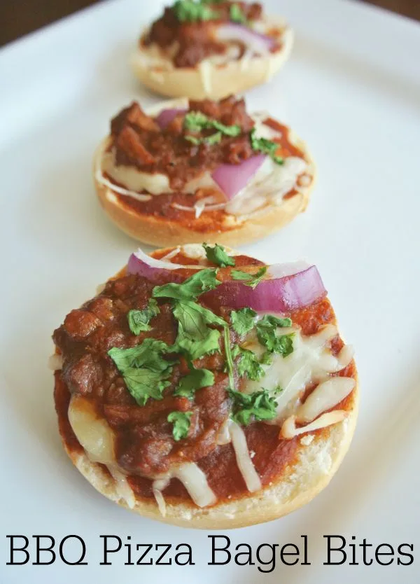 BBQ Pizza Bagel Bites Recipe | The Jenny Evolution
