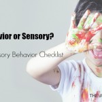 Is it Sensory? Sensory Behavior Checklist | The Jenny Evolution