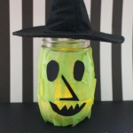 Halloween Witch Mason Jar Craft for Kids | The Jenny Evolution