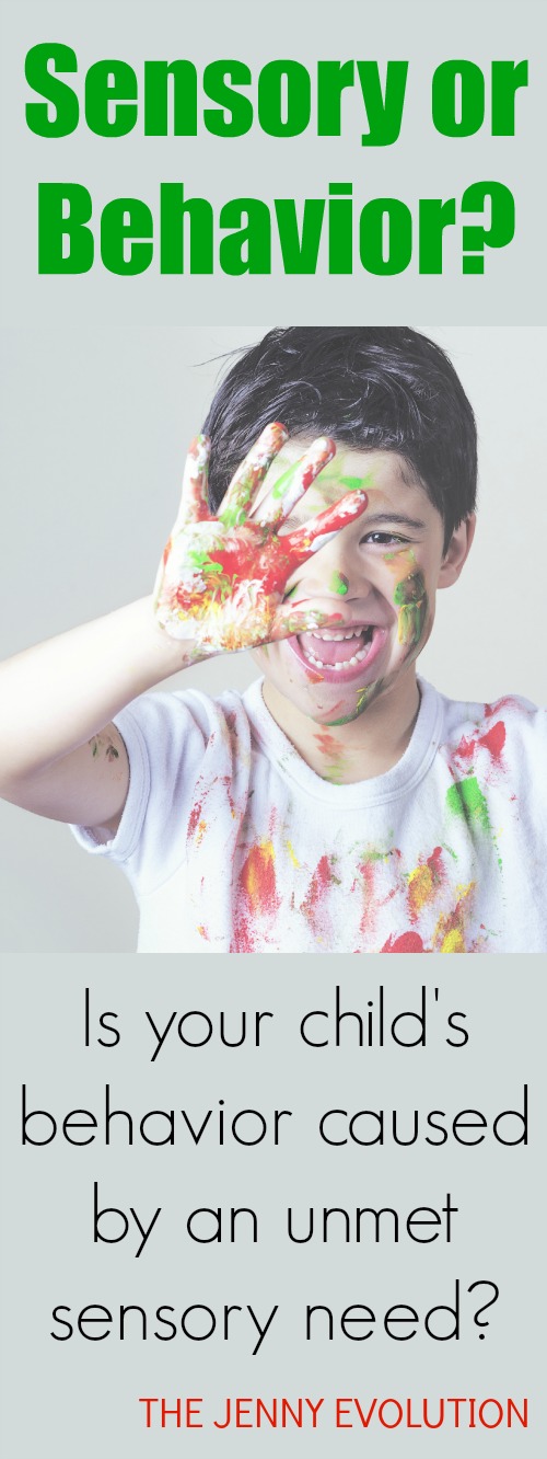 Sensory Behavior Checklist. Is your child's behavior caused by an unmet sensory need? - Mommy Evolution