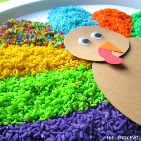 Image for Thanksgiving Turkey Gratitude Sensory Bin