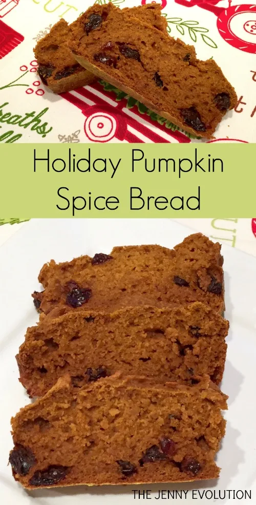 Holiday Pumpkin Spice Bread | The Jenny Evolution