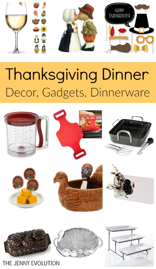 Thanksgiving Dinner Items - Table Decor, Gadgets, Dinnerware, Serving Ware, Supplies & More! on Mommy Evolution