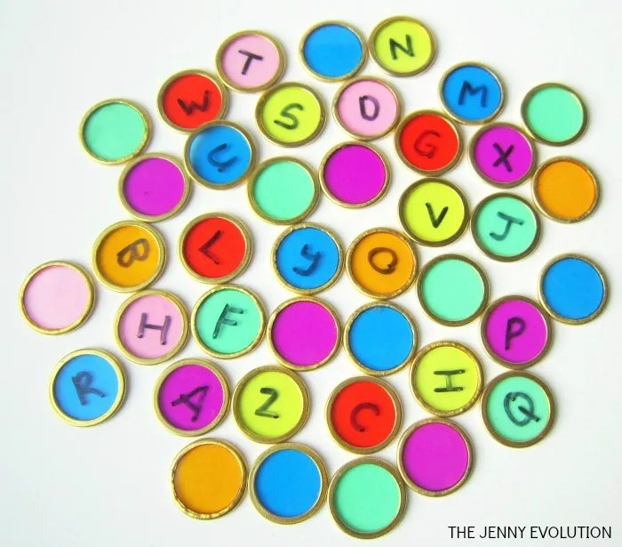 Find The Magnetic Letter Christmas Sensory Bin