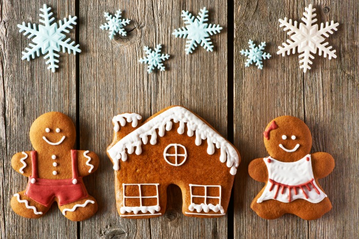 Gingerbread Family and House