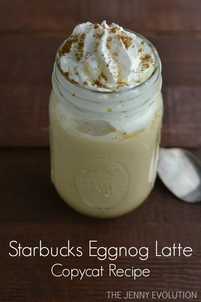 Starbucks Eggnog Latte Copycat Recipe on The Jenny Evolution
