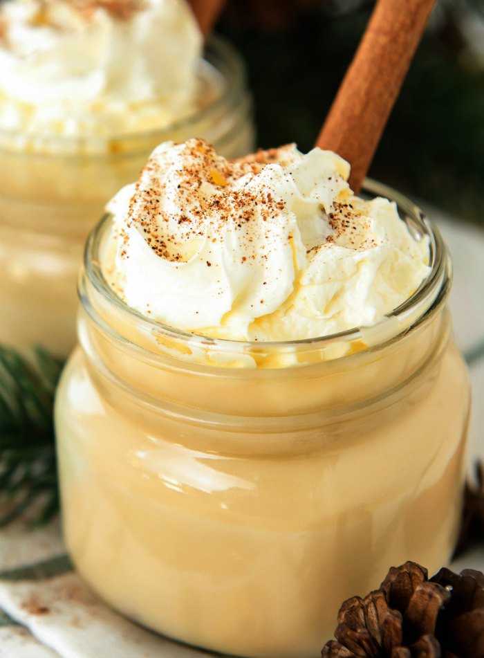 Starbucks Eggnog Latte Copycat Recipe with Fresh Whipped Cream