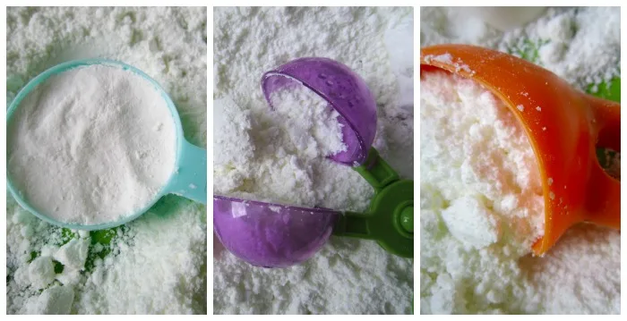Fake Snow Play and Recipe