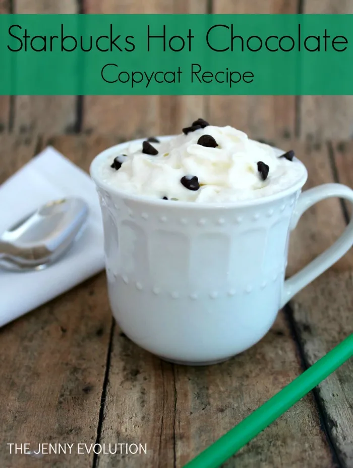 Starbucks Hot Chocolate Copycat Recipe. Get ready for some serious chocolatey goodness!