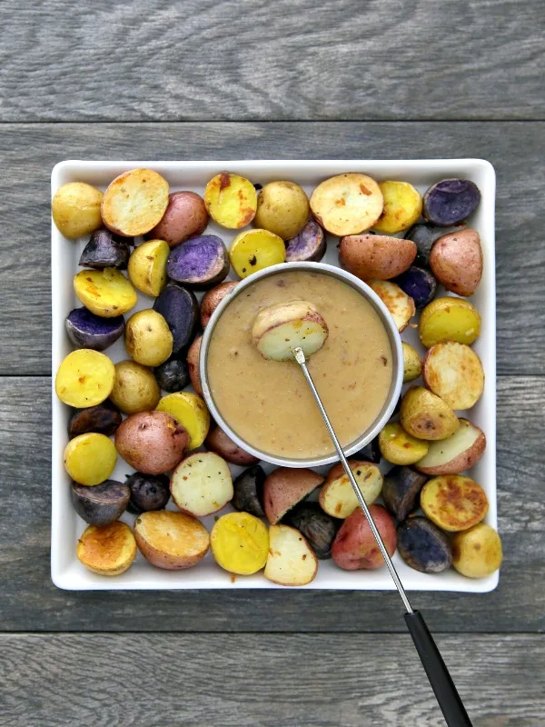 Irish Potato Fondue Recipe for St Patrick Day