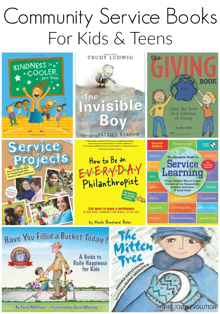 Community Service Books for Kids and Teens | Mommy Evolution