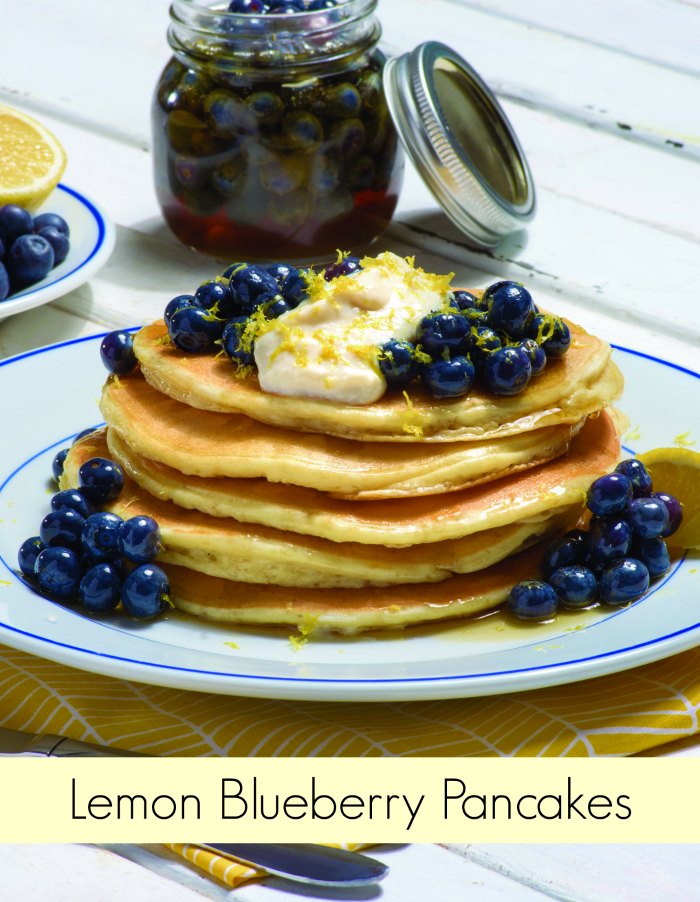 Lemon Blueberry Pancakes Recipe