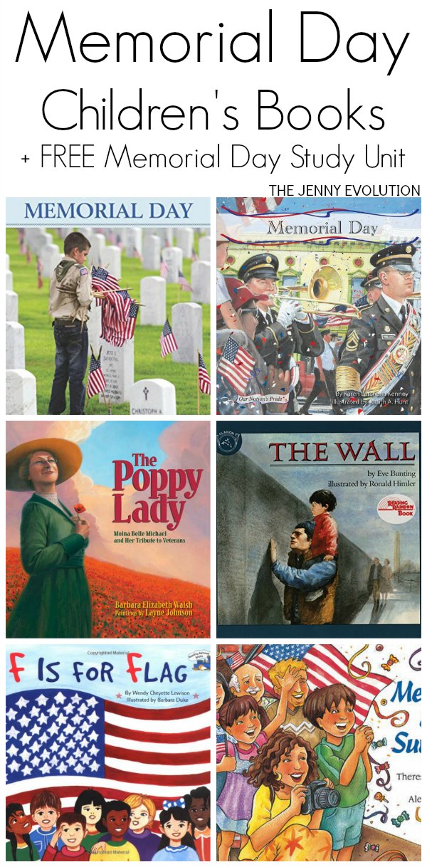 Memorial Day Books for Children + FREE Memorial Day Study Unit Resources