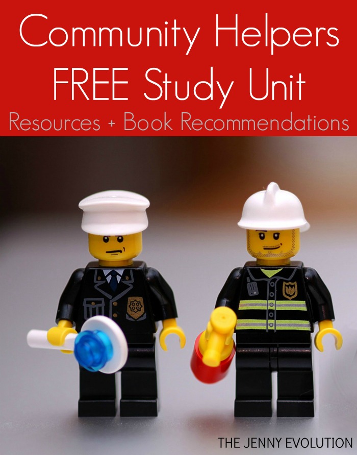 Community Helpers Study Unit FREE Resources + Books Recommendations