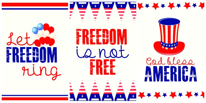 FREE 4th of July Printables