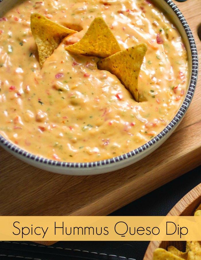 Spicy Hummus Queso Dip